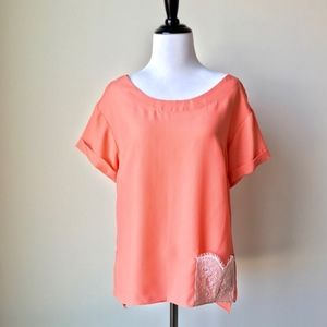 CLOSING SALE BCBGeneration Coral Blouse Like New